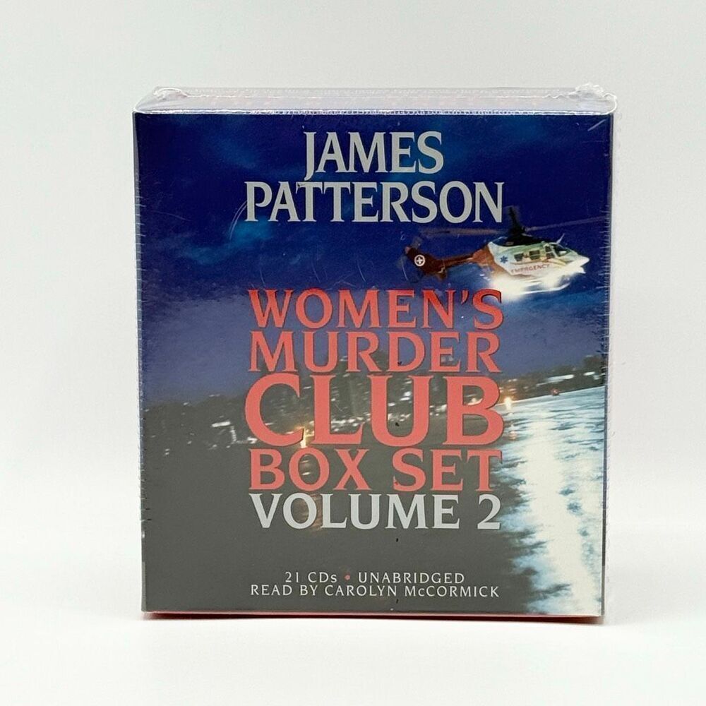 James Patterson Audiobook CD Collection Women’s Murder Club Box Set Volume 2 New